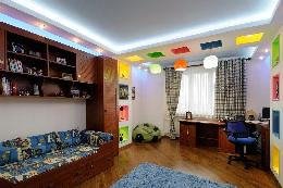 Дизайн интерьера детской. Современный стиль.