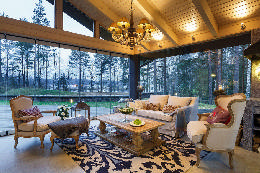 Дизaйн дома  185 м2 клеен брус Пески