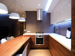 Дизайн интерьера кухни. Современный стиль.